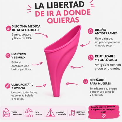 EcoFemme™ | Urinal femenino + estuche
